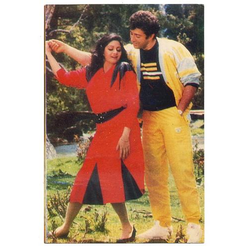 Sridevi & Sunny Deol * Vintage Bollywood Postcard *