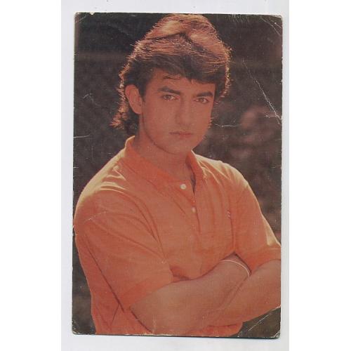 Aamir Khan * Vintage Bollywood Postcard *