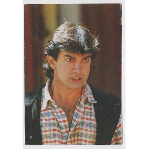 Aamir Khan * Vintage Bollywood Postcard *