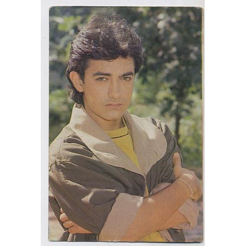 Aamir Khan * Vintage Bollywood Postcard *