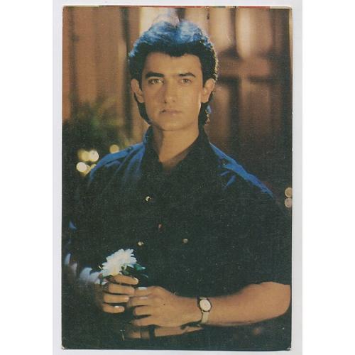 Aamir Khan * Vintage Bollywood Postcard *