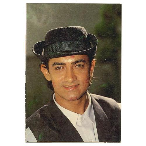 Aamir Khan * Vintage Bollywood Postcard *