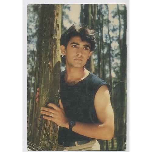 Aamir Khan * Vintage Bollywood Postcard *