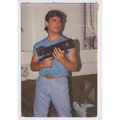 Aamir Khan * Vintage Bollywood Postcard *