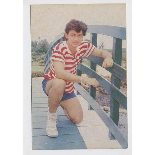 Aamir Khan * Vintage Bollywood Postcard *