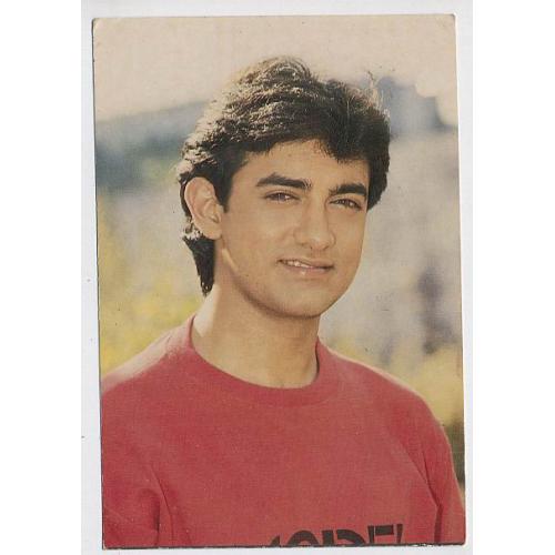 Aamir Khan * Vintage Bollywood Postcard *