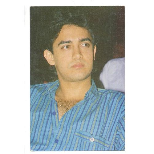 Aamir Khan * Vintage Bollywood Postcard *