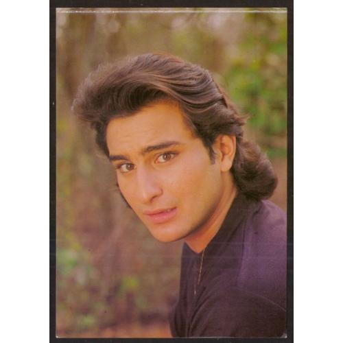 Saif Ali Khan * Vintage Bollywoord Postcard * (Beauty 2906) (S1)