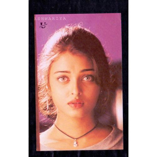 Aishwarya Rai * Vintage Bollywoord Postcard * (universel) (A9)