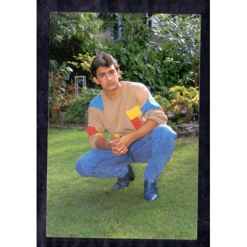 Aamir Khan * Vintage Bollywoord Postcard * (Venus) (A10)