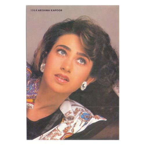 Karishma Kapoor  * Vintage Bollywoord Postcard * (ROYAL) (A8)