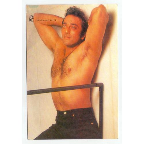 Sanjay Dutt * Vintage Bollywoord Postcard * (KAMAL) (A9)