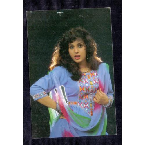 Meenakshi Sheshadri * Vintage Bollywoord Postcard * (VENUS)  (A10)