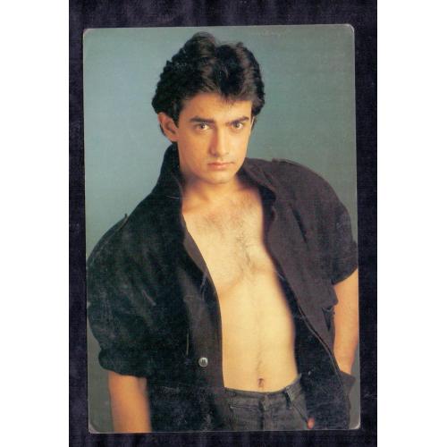 Aamir Khan * Vintage Bollywoord Postcard * (Venus) (A10)