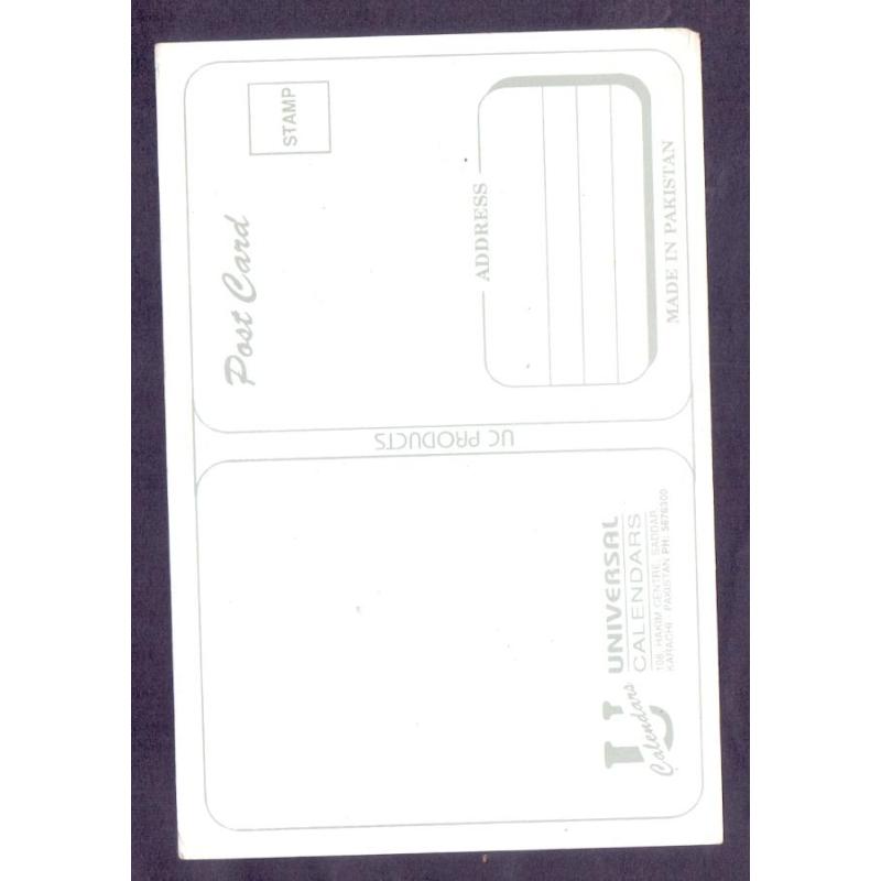 Urmila Matondkar and Aamir Khan * Vintage Bollywoord Postcard * (Universal) (A8)