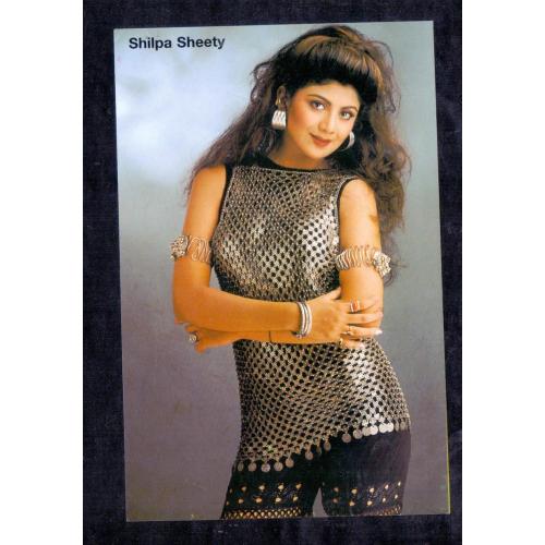 Shilpa Shetty * Vintage Bollywoord Postcard * (NAYAB) (A10)