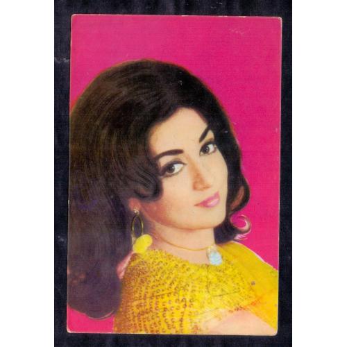 Hema Malini * Vintage Bollywoord Postcard * (PAKISTAN) (A10)