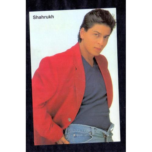 Shahrukh Khan * Vintage Bollywoord Postcard * (NAYAB) (A10)