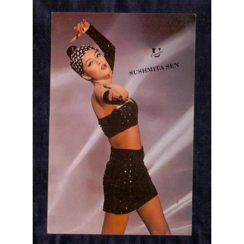 Sushmita Sen * Vintage Bollywoord Postcard * (Universal) (A9)