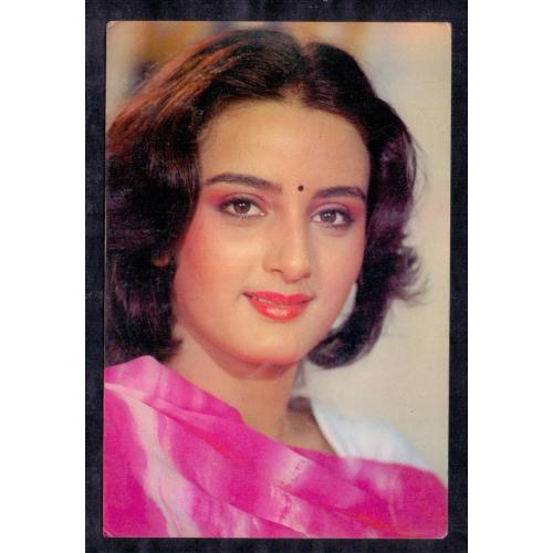 Farha Naaz * Vintage Bollywoord Postcard * (Beauty) (A10)