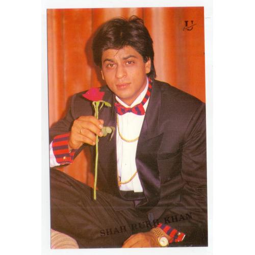 Shahrukh Khan  * Vintage Bollywoord Postcard * (UNIVERSAL) (A8)