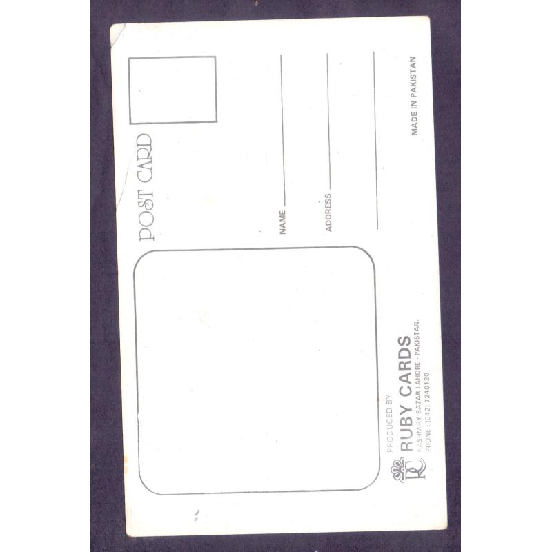 Madhuri Dixit * Vintage Bollywoord Postcard * (Ruby) (A8)