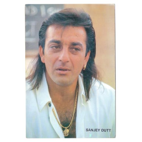 Sanjay Dutt  * Vintage Bollywoord Postcard * (NAYAB) (A8)