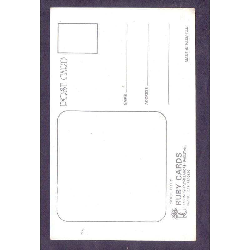 Madhuri Dixit * Vintage Bollywoord Postcard * (Ruby) (A8)