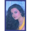 Rekha * Vintage Bollywood Postcard * (MIRROR PC) (A-02)