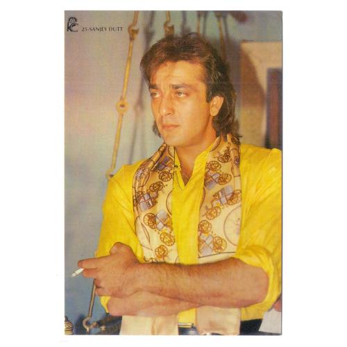 Sanjay Dutt  * Vintage Bollywoord Postcard * (KAMAL) (A8)